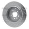 Dynamic Friction Co Brake Rotor Drilled And Slotted Silver, 631-11010R 631-11010R - alternate 3